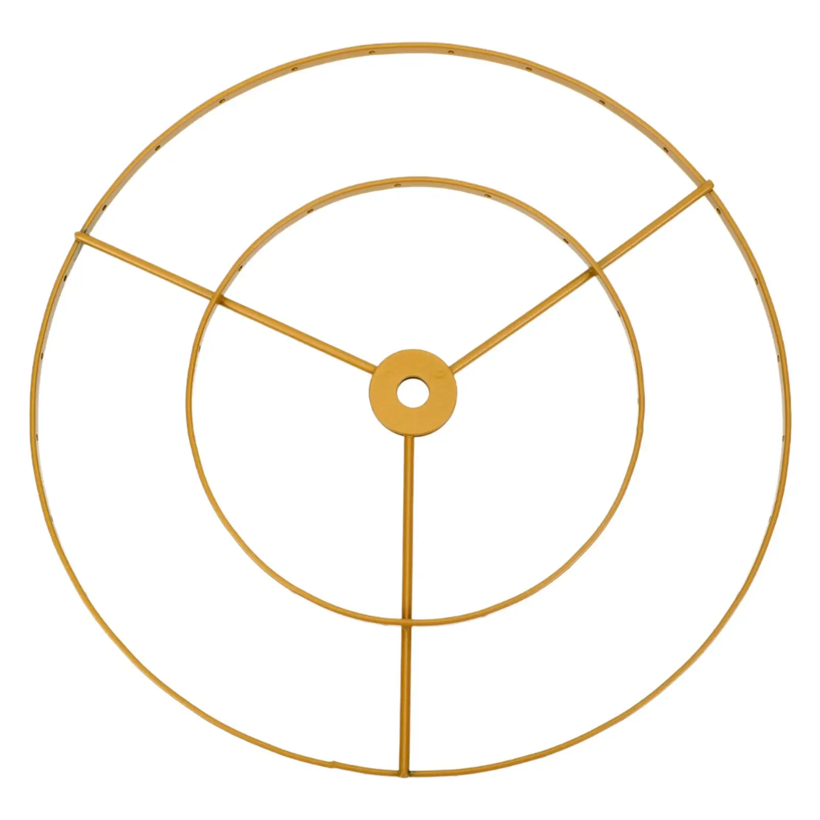 

Lamp Shade Frame Ring DIY Sturdy Metal for Dining Room Light Cage Guard Cafe 25cm