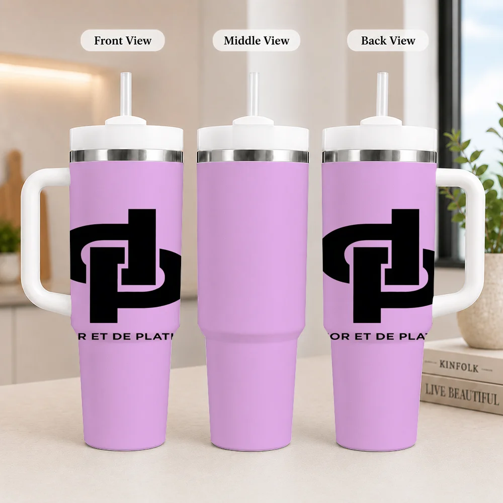 

Hot Rapper JuL Logo Vacuum Flasks 40oz Insulated Tumbler with Handle, Straw and Lid, Stainless Steel Travel Cup