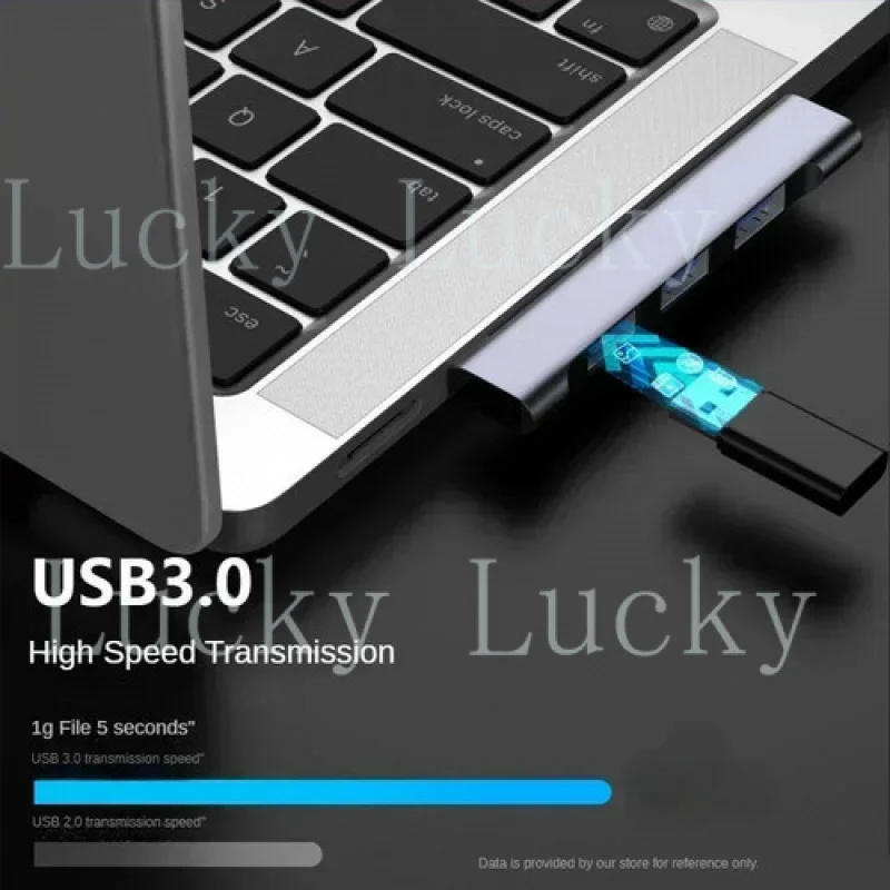 f  for 4 IN 1 USB-C HUB Universal Mini USB2.0/USB3.0 Docking Station PD High Speed Hub