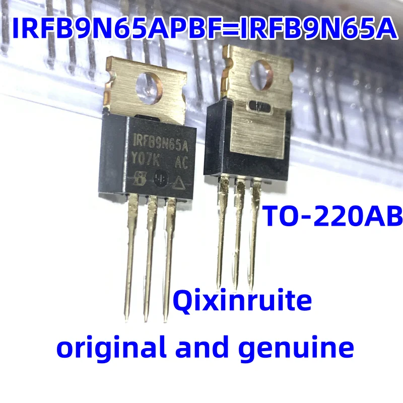 Qixinruite  New original IRFB9N65APBF=IRFB9N65A TO-220AB N channel Vdss: 650V  Id: 8.5A  Pd: 167W  MOSFET