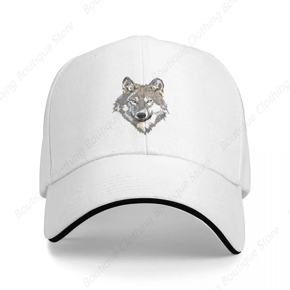 Wolf head Baseball Cap Christmas Hat Big Size Hat foam party Adjustable Hat Golf Wear Men Women's