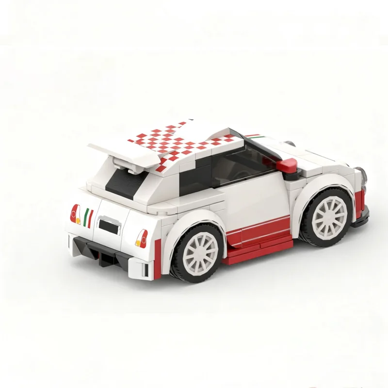 Speed Racewagen Model Moc Bouwstenen 500R3T Rally Racing Modulaire Technologie Kinderen Vakantie Geschenken Monteren Speelgoed Pak