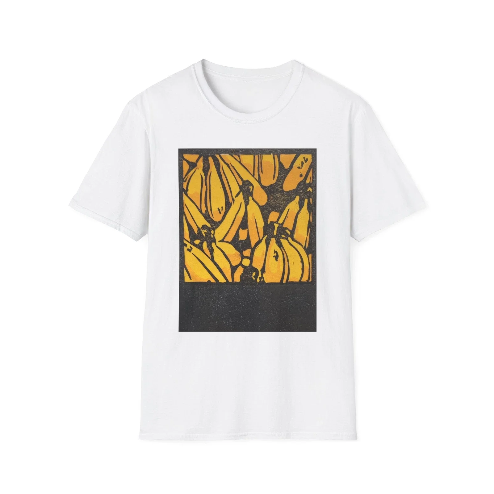 

Banana Graphic Printing Summer Luxury Brand Cotton Men's and Women's T-Shirts Short Sleeves Street Fashion Trend Clothing
