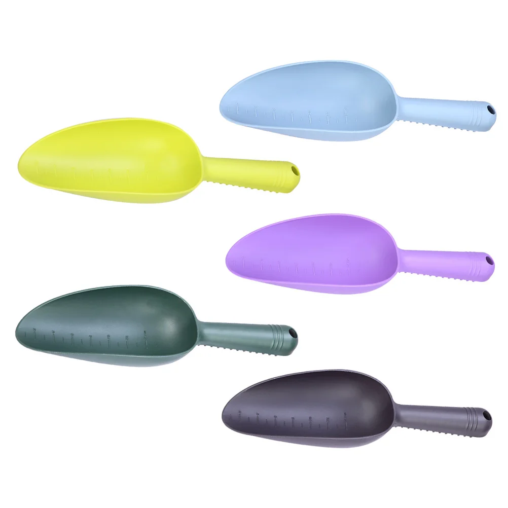 

5 Pcs Garden Shovels Ergonomic Handle Lightweight Tools for Digging Transplanting Cultivating Planting Shovel Gardening Supplies