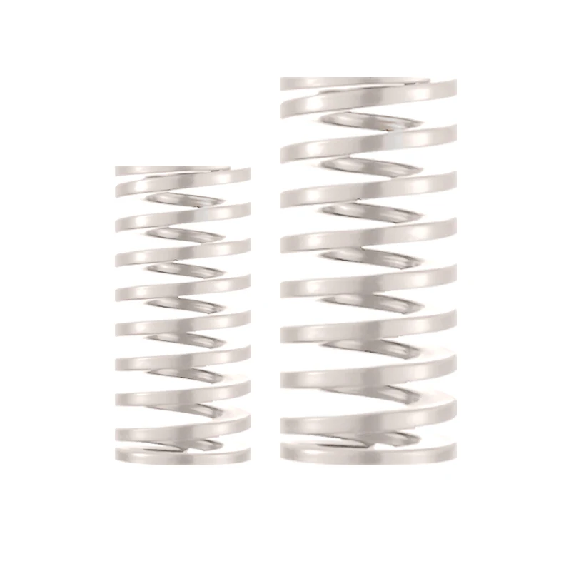 1pcs Outer Dia 10.5-46mm White Mold Spring Alloy Steel Rectangular Helical Compression Heavy Duty Die Spring Length 15-200mm