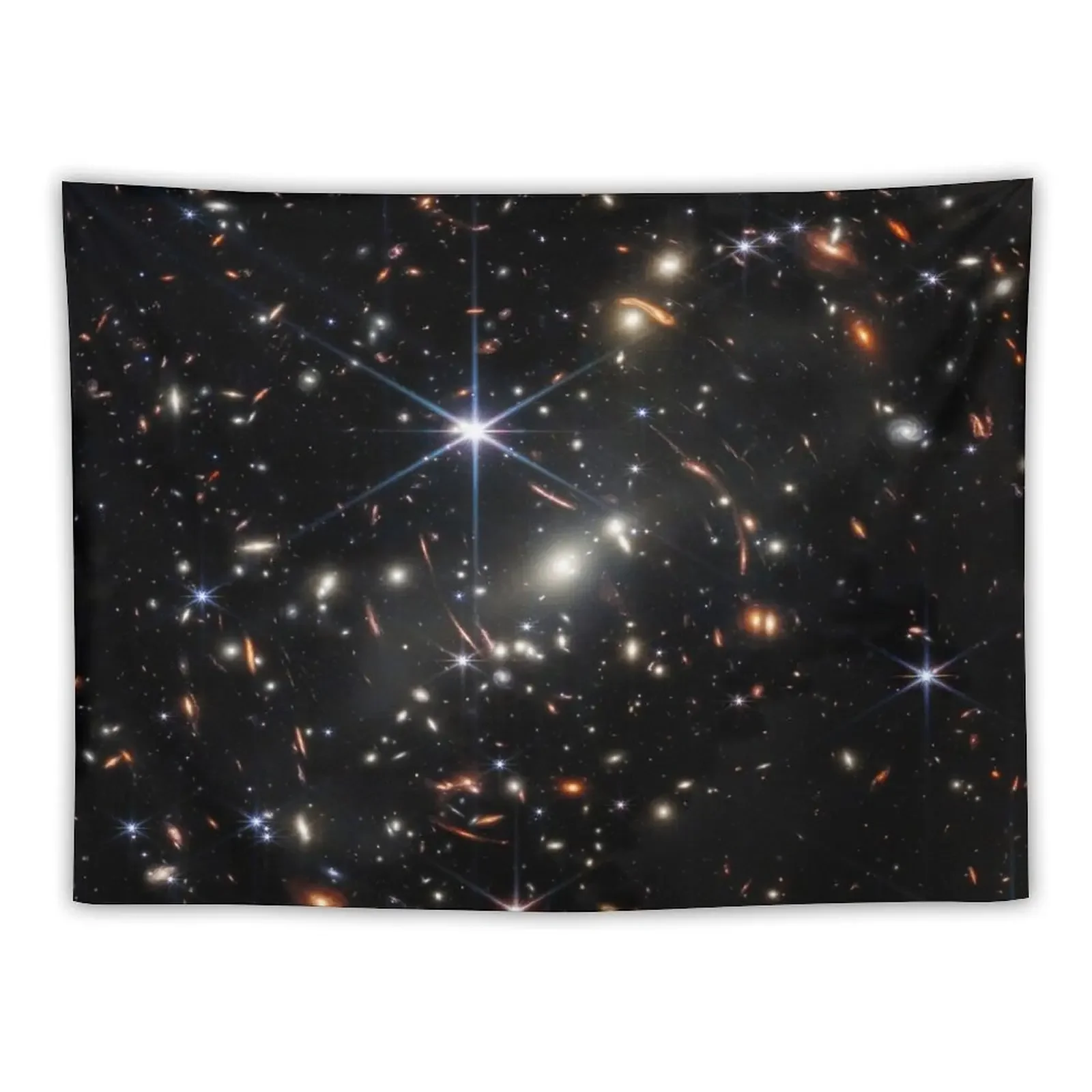 

James Webb's First Deep Field (James Webb/JWST) — space poster Tapestry Decoration Home Anime Decor Tapestry