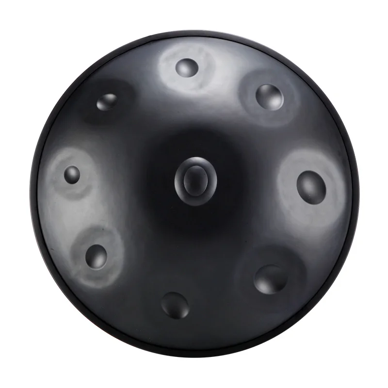 22-Inch Handcrafted Handpan (9 Notes) - Professional D-Kurd 432Hz Tuning for Studio and Performance