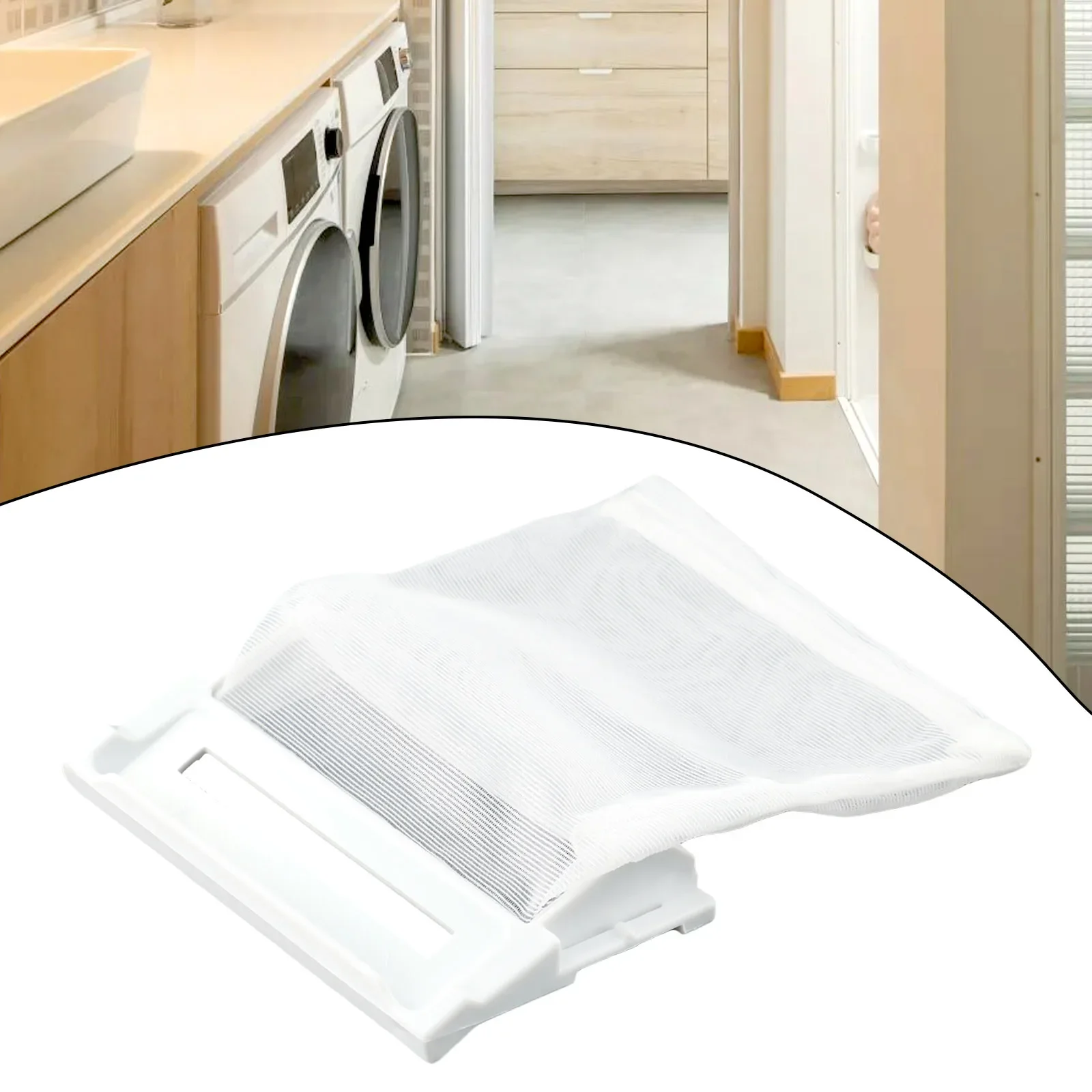 1PC Washing Machine Laundry Lint Filter Bag Hair Catcher Mesh 140*100mm Home Garden Major Appliances Washers Dryers Parts