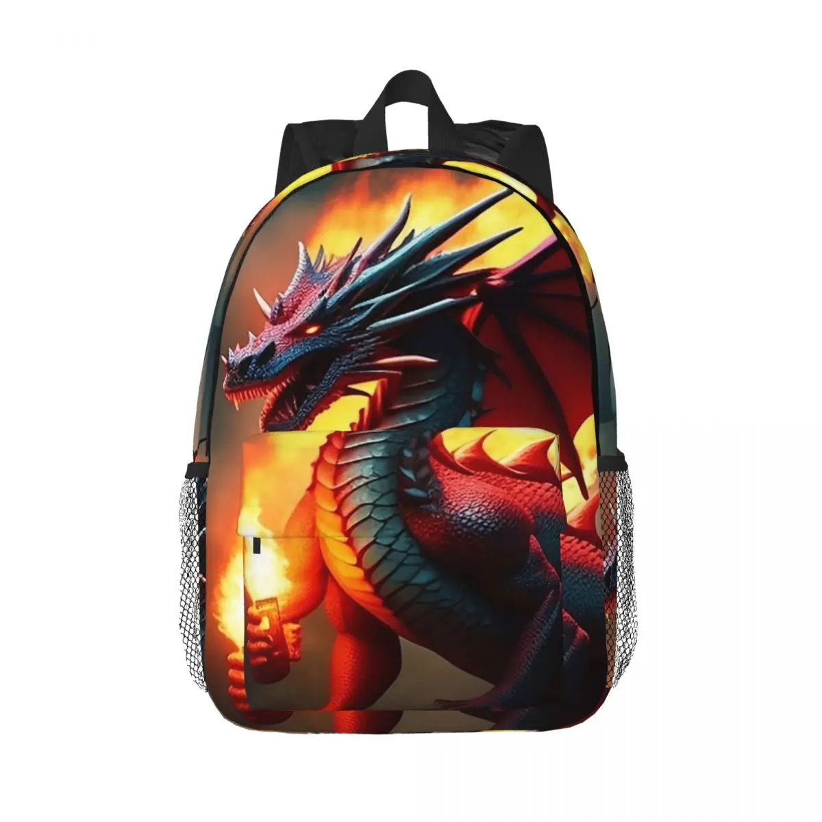 

Рюкзак с огненным дыханием дракона, Лидер продаж, рюкзак большой емкости для мальчиков и девочек, сумка для книг, сумки на плечо для мужчин, женщин, детей, школьная сумка