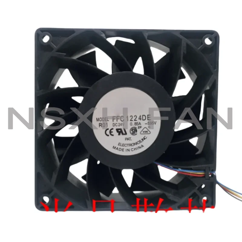 

Good Quality Original 12CM Cooling Fan 12038 24V 0.85A FFC1224DE Four-wire Cooling Fan