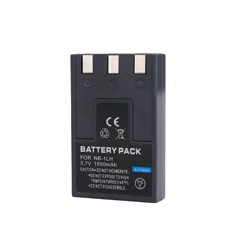 NB-1LH 3.7V 1500mAH Battery Suitable for Canon IXUS 300A IXUS320 IXUS330 IXUS400 IXUS430 IXUS500 NB-1L Battery