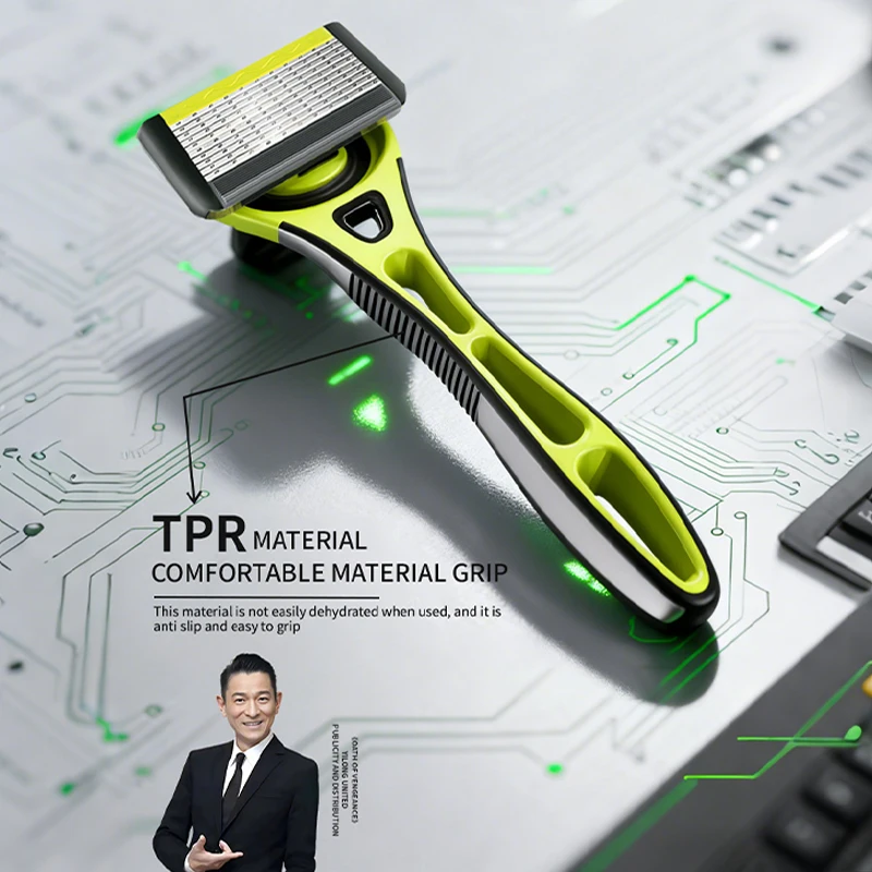 conjunto-classico-de-laminas-manuais-cuidados-faciais-diarios-para-homens-lamina-de-aco-inoxidavel-de-10-camadas-barba-lisa-1-cabo-4-laminas-oferta-de-grande-valor