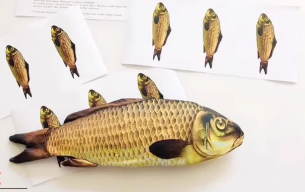 28cm Funny Appearing Fish Magic Trick - Props for Stage, Street & Party | Cool Magician's Gimmick for Mind - Blowing Illusions