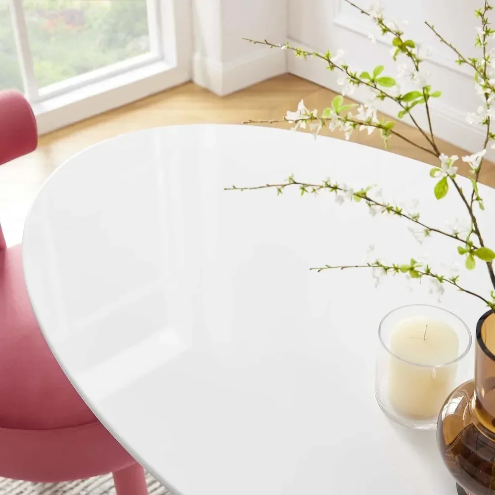 ٪ طاولة ليبا مانجر بلانش موديل دو بيئة دو سيجلي،