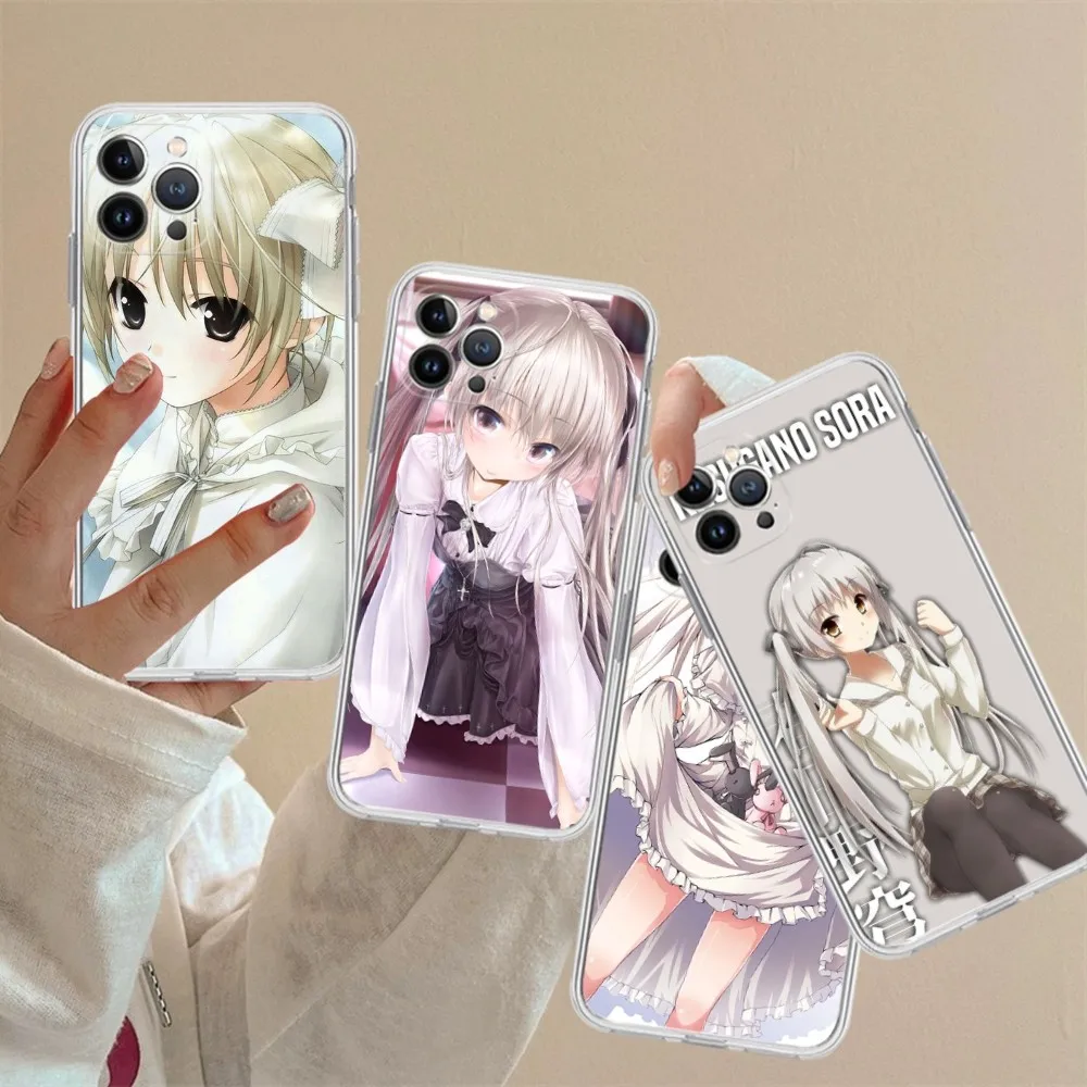 Yosuga no Sora Phone Case Silicone Soft for iphone 15 14 13 12 11 Pro Mini XS MAX 8 7 6 Plus X XS XR Cover