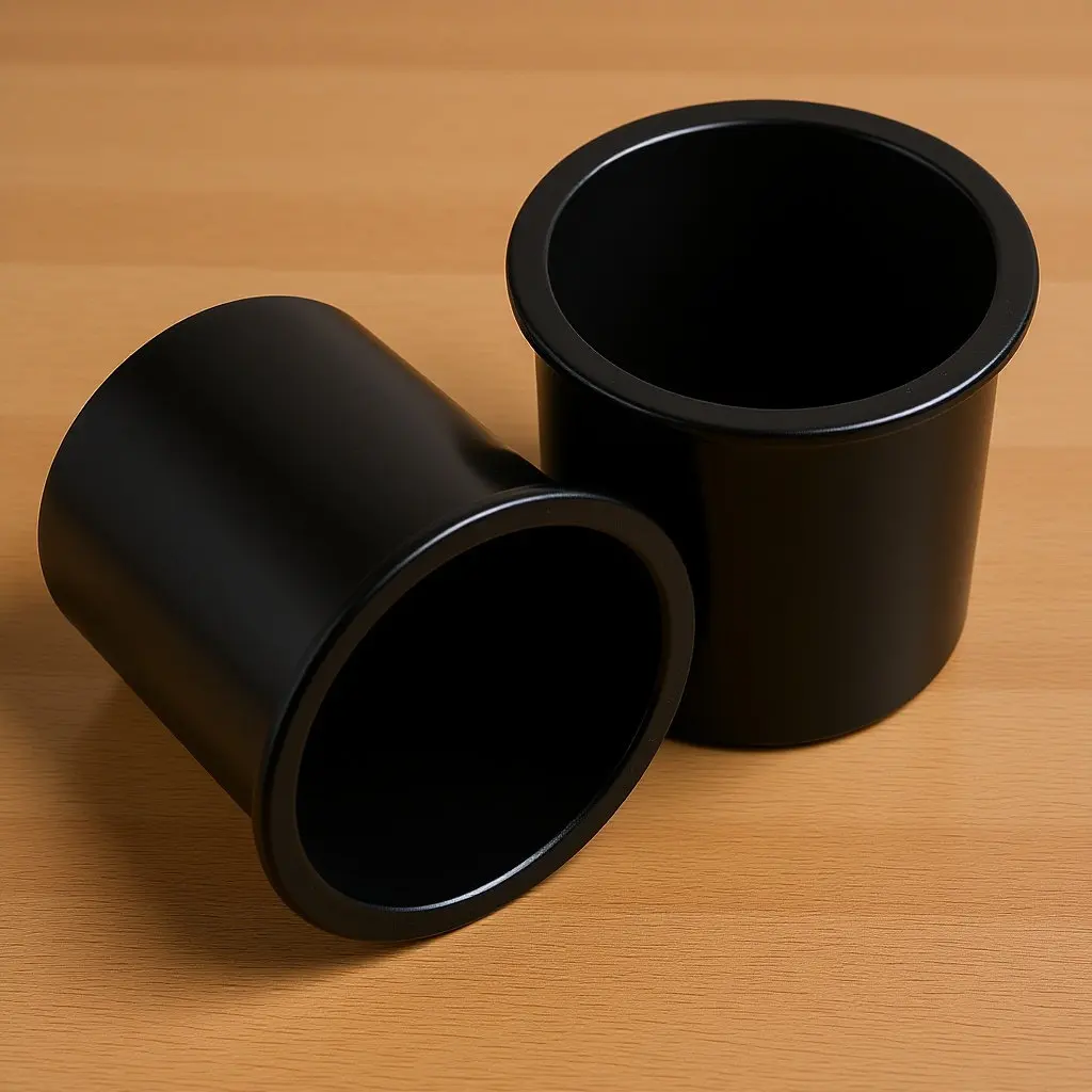 

2Pcs Stainless Steel Cup Holder Plastic Recessed Drinks Can Holder Sofa Seat Rv Boat Table Car Cup Storage Organizer