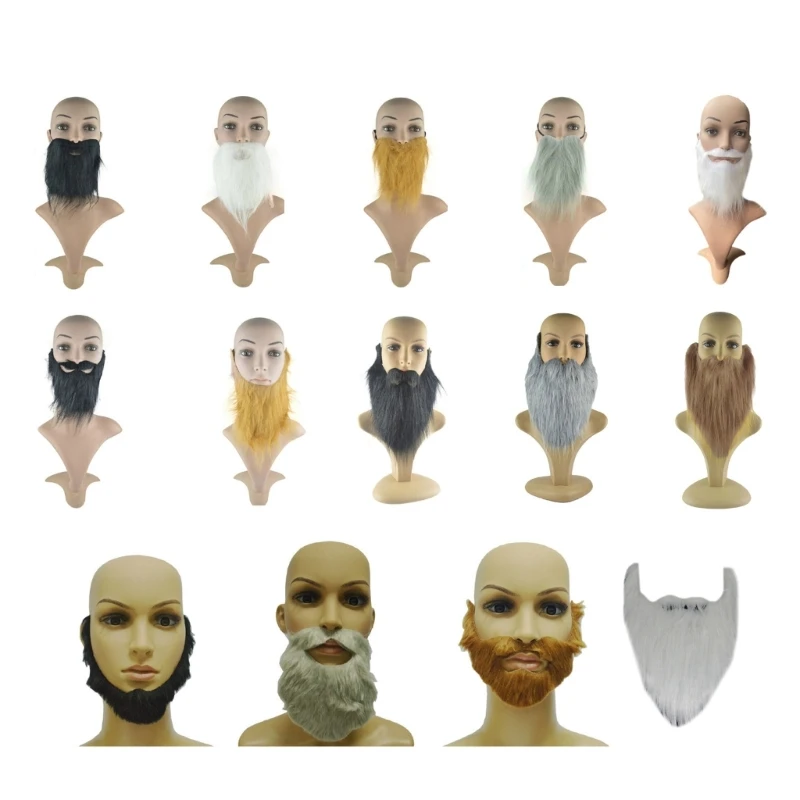 

Fake Beards Mustaches Halloween Beard Funny Fake Beard Supplies