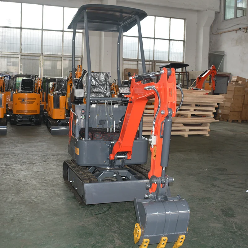 Customized Excavator 1.2 Ton EPA Kubota Engine Digger Farm Small Excavators 1 Ton 2 Tons Machine Prices Mini Excavator