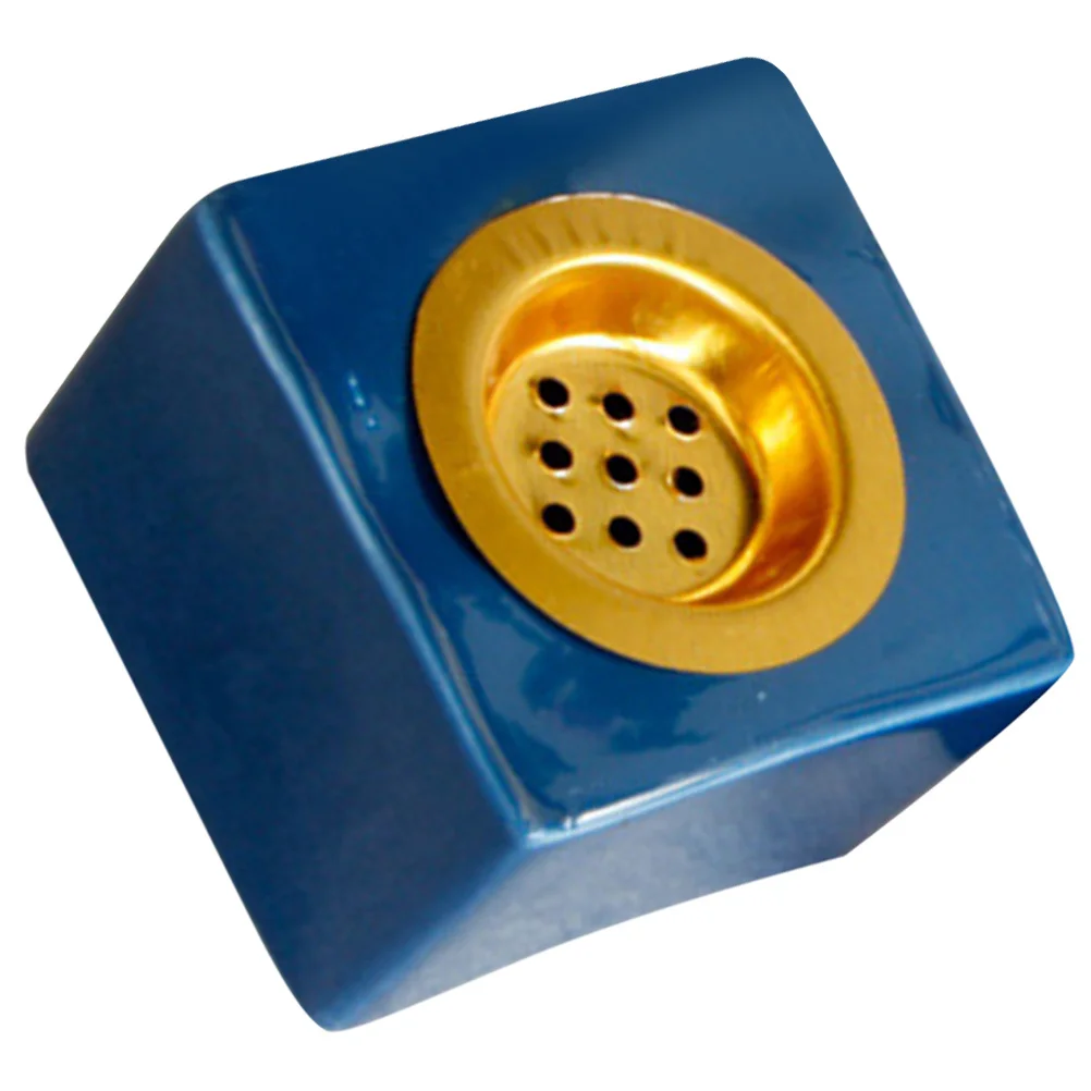 

Deep Sea Blue Ceramic Incense Burner Retro Censer Stable Desktop Ornament Incense Burner Censer Decors