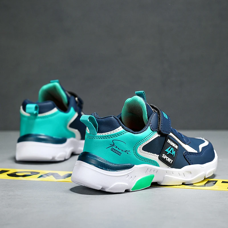 Vier Jahreszeiten Kinder Turnschuhe Leichte rutschfeste Sportschuhe Outdoor Bequeme 5-16 Jahre alte Kinder Jungen Walking Laufschuh – Detail 4