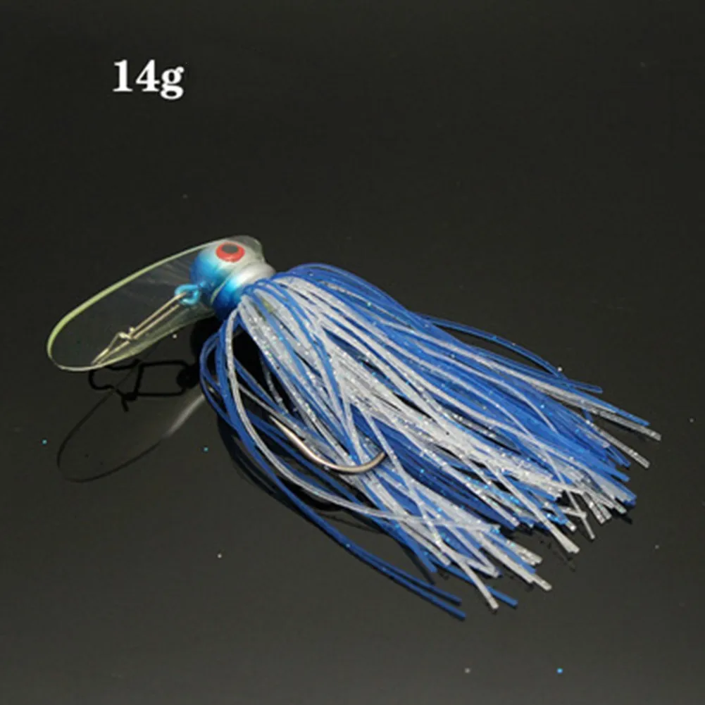 Fishing Lure Artificial Hook Fishing Bait Low Jig Rubber Fishing Bait Skirt Fishing Lure 10g14g DIY 3/8oz 1/2oz