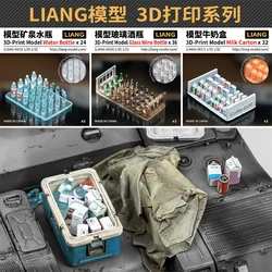 Liang Model Tools For 3D-Print Model Water Bottle Glass Wine Bottle Milk Bottle Detail-up Multi Scale Upgrade Kit Making Tools