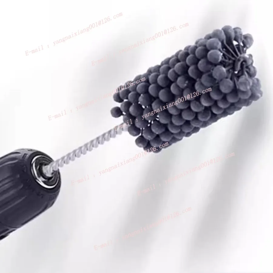 

500 Grit Cylinder Hone Ball Brush Tool Silicon Carbide Metal Engine Valve Guides Deburring Carbon Removal Polish Brush Φ3.5-55mm