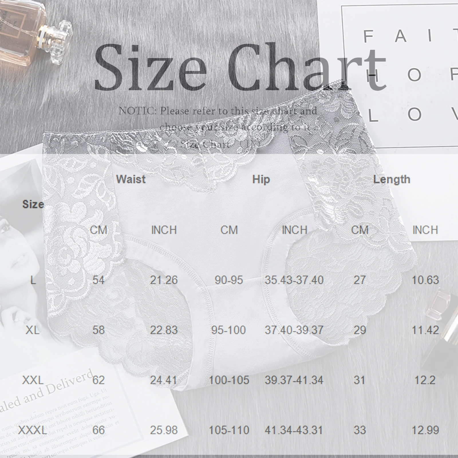 مثير سراويل الحرير الجليد للنساء منتصف الارتفاع مثير الدانتيل ملخصات لينة ومريحة سراويل رفيعة النساء الورك رفع الملابس الداخلية #6