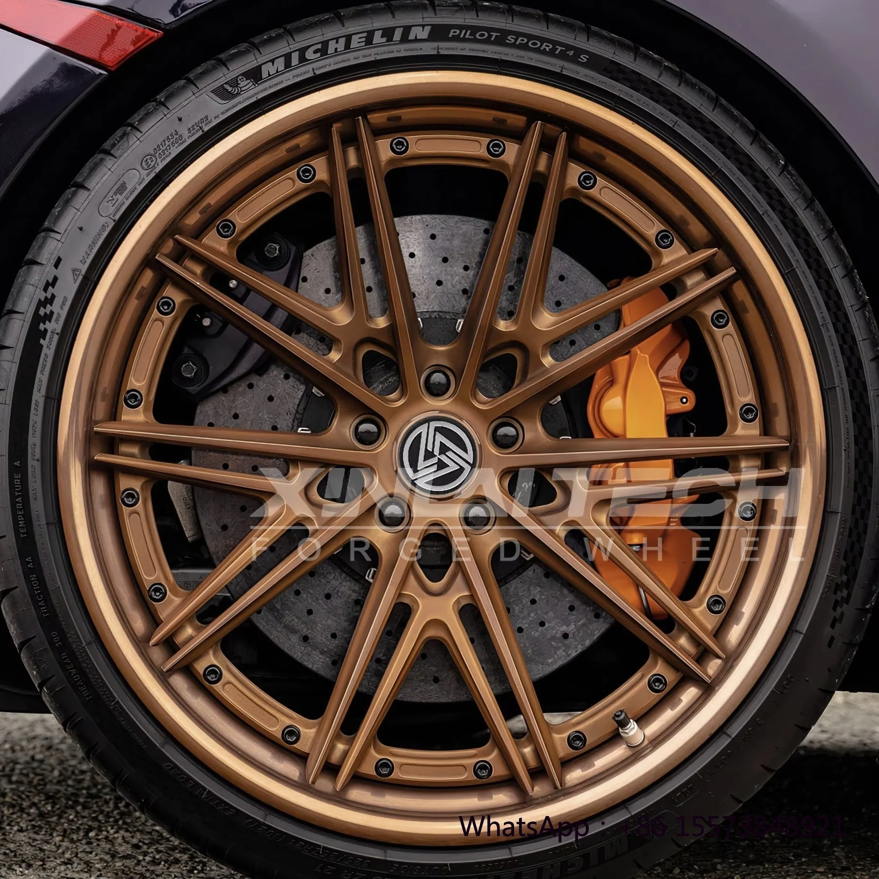 

Custom Bronze Forged Alloy Wheels 2-Piece/3-Piece Multi-Spoke Rims for Luxury Sports Cars Performance Wheels