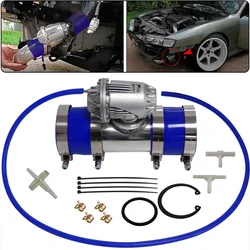 Universal Adjustable 25PSI Turbo Blow Off Valve SQV IV & 63.5/70/76mm Flange Mount Pipe Kit + Silicone hoses Car Accessories