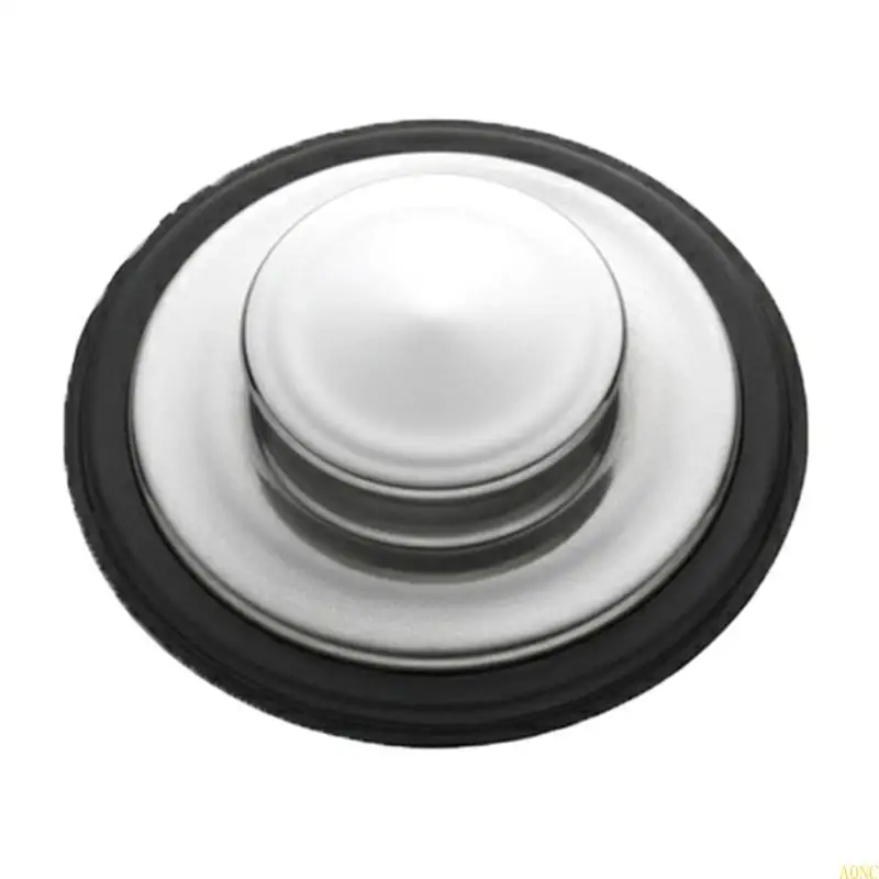 A0NC 1 PCS Стопора кухонной раковины из нержавеющей стали, широкая для обода 3,39 дюйма (86 мм) диаметром штепсель для мусора