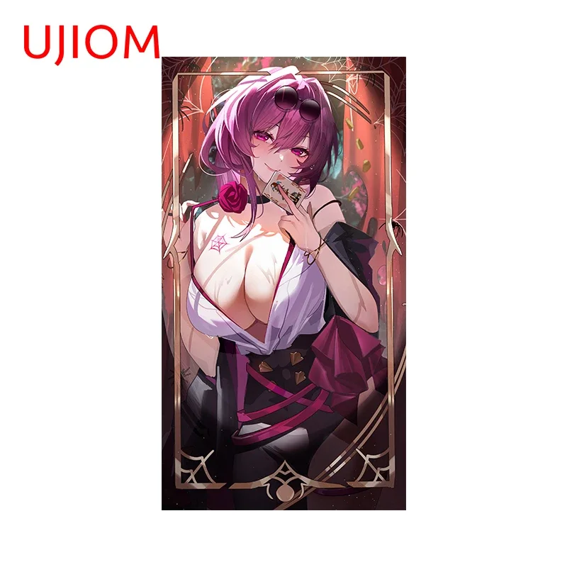 UJIOM 13cm X 7cm Sexy Kafka Honkai Star Rail Wall Stickers Huge Breast Alluring Girl Posters Decals Personal  Living Room Decor