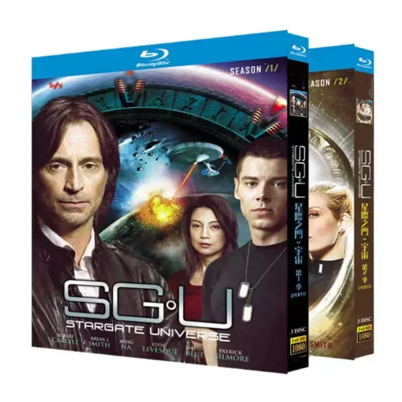 Stargate Universe season1-2 : BD 6-Disc All Region Box Set English Audio Blu-ray disc High Definition BD