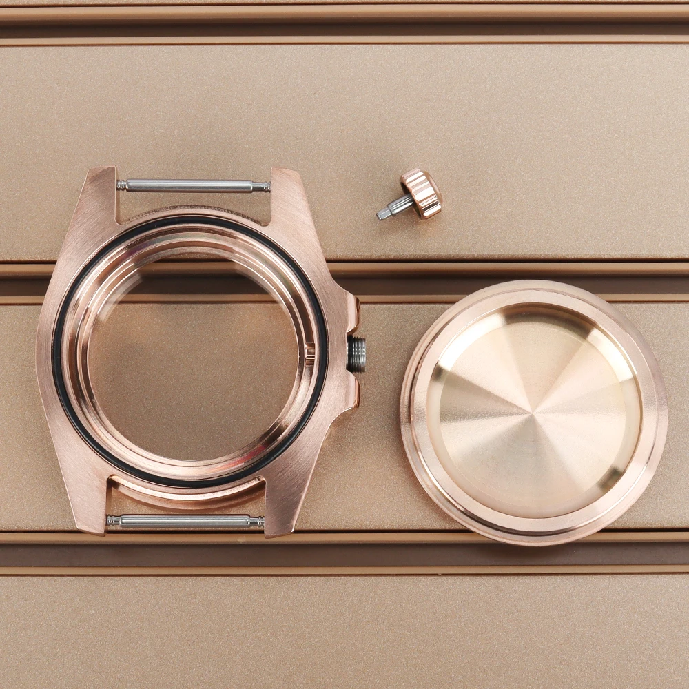 40 مللي متر غواص مقاوم للماء ساعة حافظة السيراميك إدراج الياقوت الزجاج ل SUB Seiko NH35 NH36 NH38 NH34 Miyota8215 ETA2824 ساعة أجزاء #6