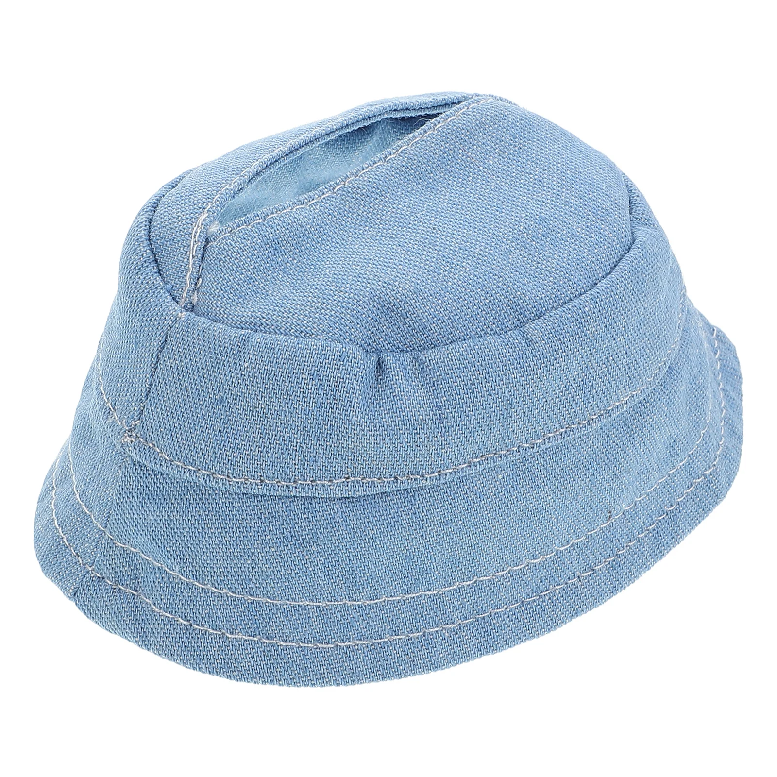 

Mini Fisherman Hat 17 Cm Fabric Open Top Soft Material Easy Wear Summer Cap for Creative DIY Craft Decoration Fisherman Hat