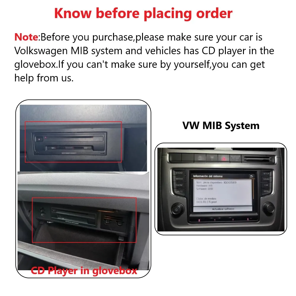 IManAuto Wireless CarPlay Android Auto Module For VW Volkswagen Skoda Octavia A5 Golf 7 Polo Passat B8 MIB MIB2 Car Play