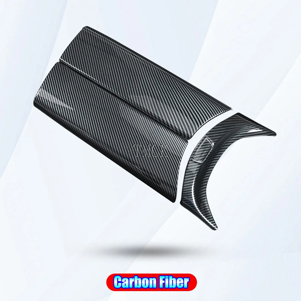 For Mercedes Benz E Class W213 Coupe C238 W238 AMG E43 E53 E63 2016-2023 Car Accessories Central Armrest Box Panel Trim Cover