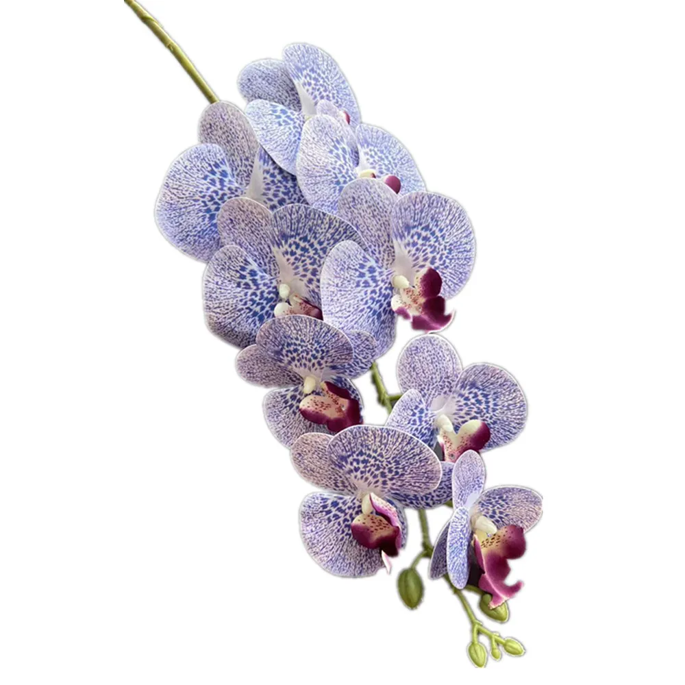 ラテックス蘭植物,1つの人工蘭の茎,9つの本物の触覚の花,良質