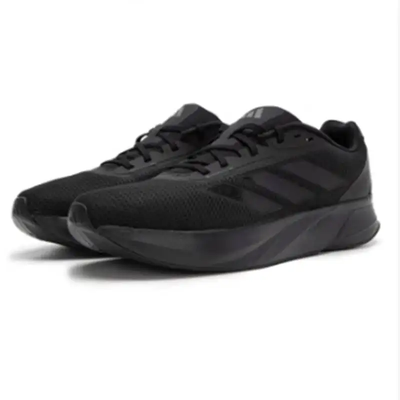 adidas  All Black Breathable Mesh Reflective Three Stripes Lightweight Running Sneakers IE7261 sport