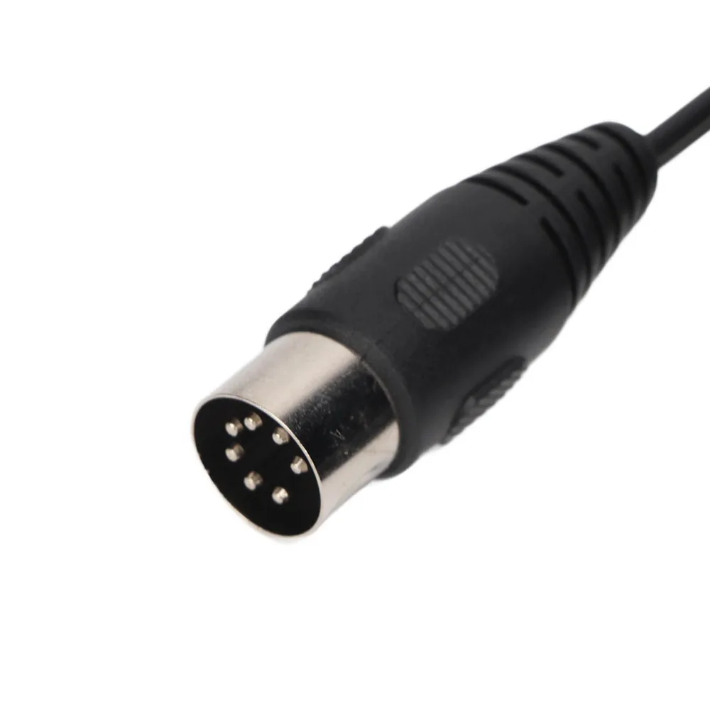 4.9ft DIN 7PIN Male to 2RCA Female Cable Male to Female Plug and Play Sound Adapter Cable Pure Copper Audio Cable
