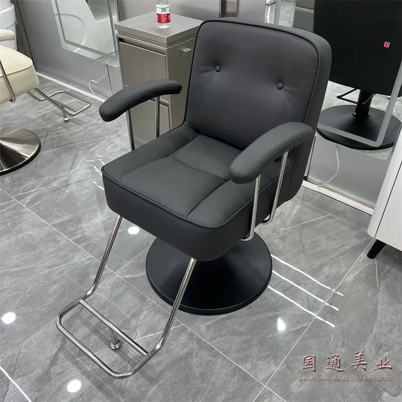 Swivel Barber Shop Barber Chairs Cosmetology Office Spa Stool Barber Chairs Beauty Salon Gaming Cadeira Tattoo Furniture QF50BC