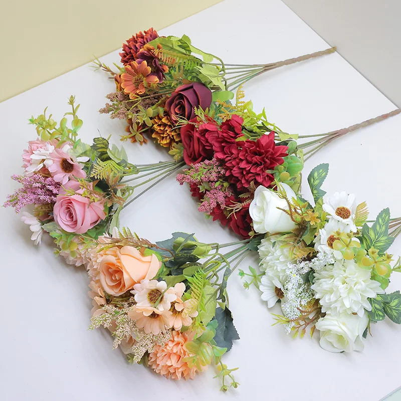 

Holding Simulated Flowers Photography Props Office Desk Home Furnishings Green Plants Fake Flower Lintel Wedding Arch Decoration