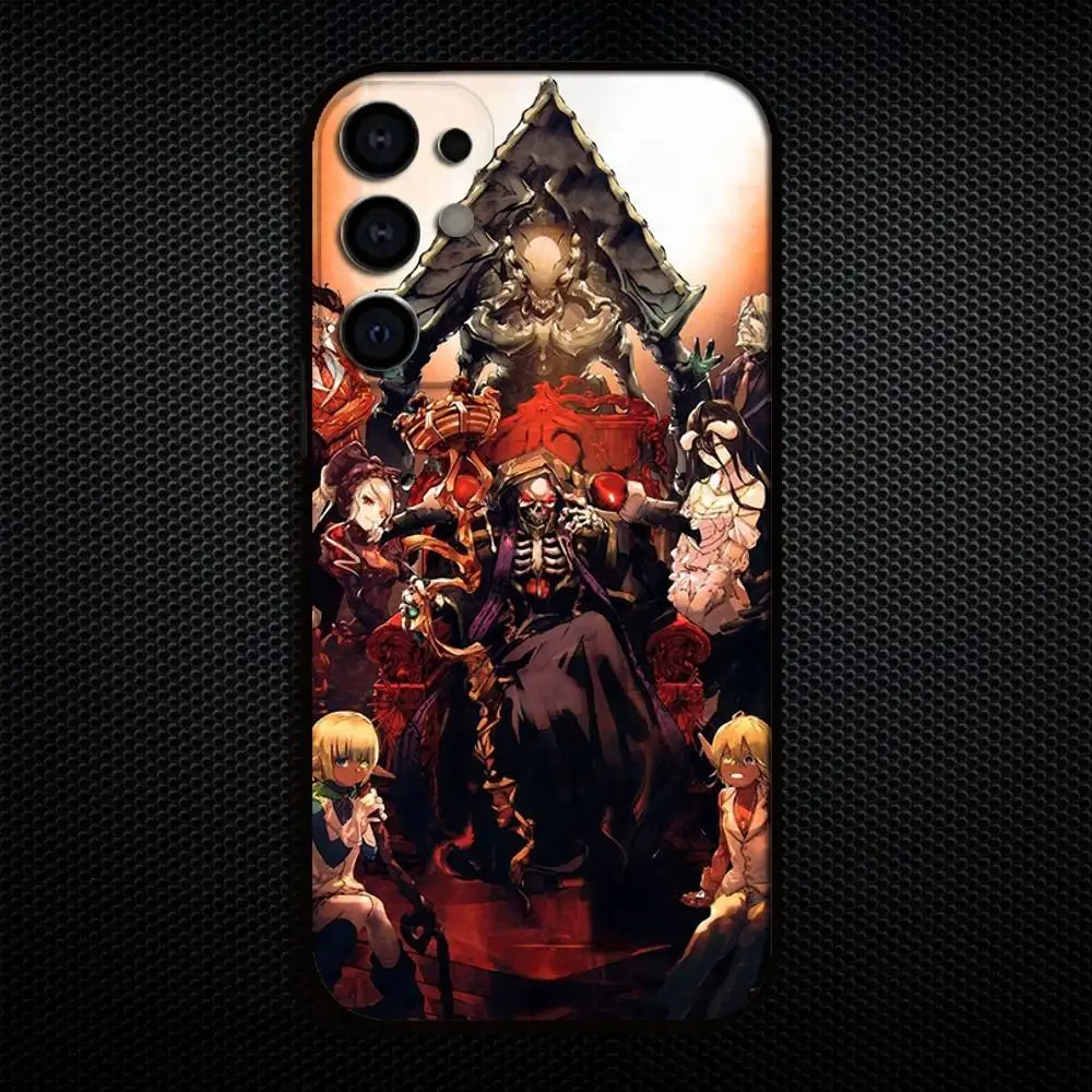 T-De O-Overlord Telefoon Case Voor Samsung S25,S24,S21,S22,S23,S30,Ultra,S20,Plus,Fe,Lite,Note,10,9,5G Zwarte Cover