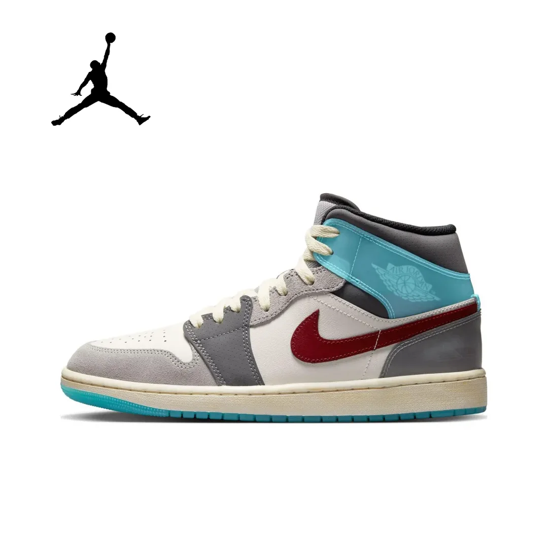 

Кроссовки NiKe Air Jordan 1 для баскетбола, классические, амортизирующие, легкие, Нескользящие, износостойкие, для спорта