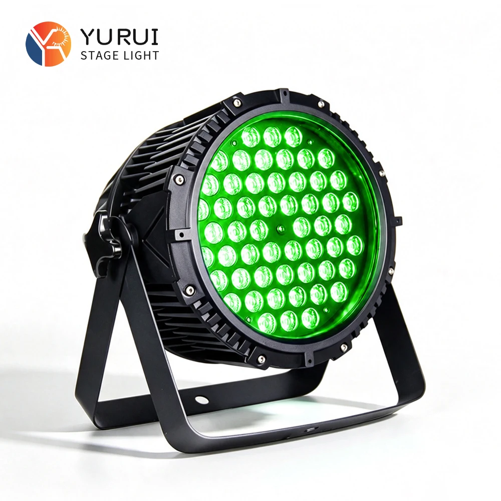 Outdoor 162W Aluminum Par Light with 54 (3-IN-1 RGB) LEDs for Stage, Wedding, Bar