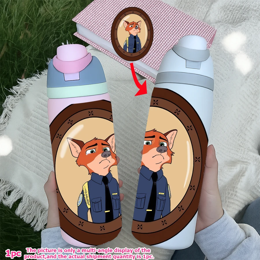 

1Pc Disney Fox 32oz Stainless Steel Thermal Insulation Tumbler Bounce Cover Cup, Suitable for Holiday/birthday/Christmas Gifts