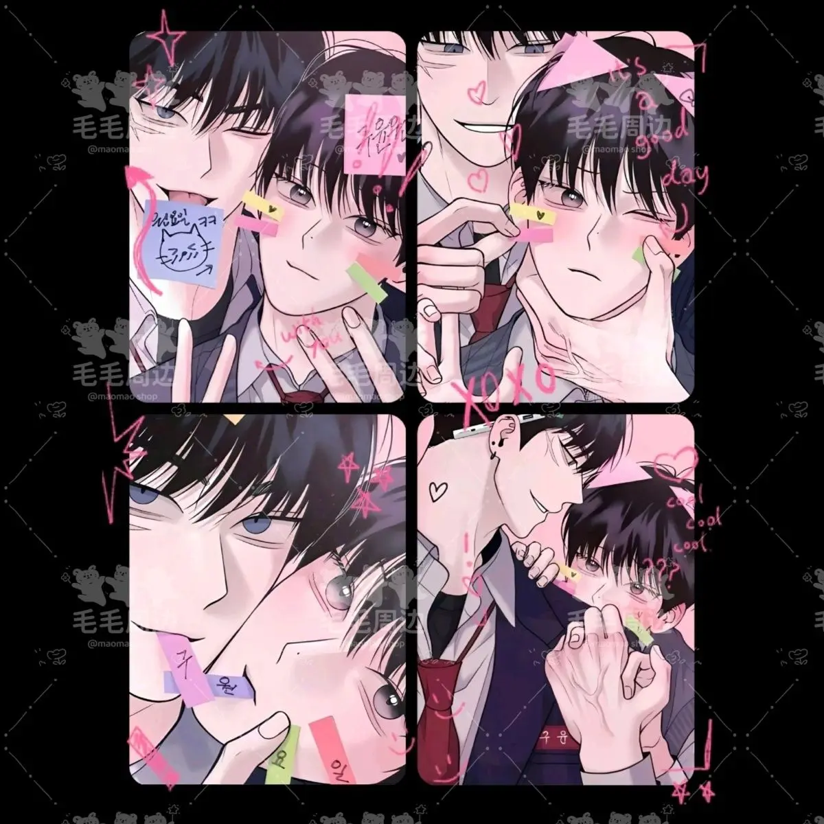 Monday's Savior Anime Laser Small Card 3inch Won Yo-il HD Lomo Photo Cards Goo Yoon-won Collection Ornament Goods Friends Gift
