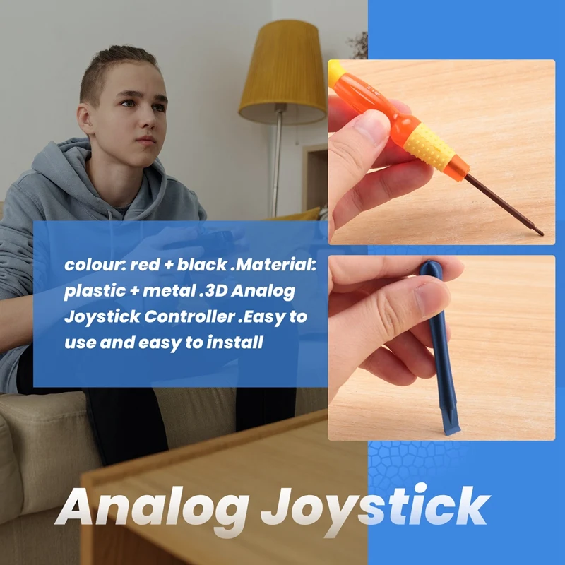 عصا تحكم Joy-Con ثلاثية الأبعاد تناظرية قابلة للاستبدال لنينتندو سويتش ، مفتاح يسار ويمين ، وحدة تحكم Joy Con ، وحدة تحكم NS Re كاملة