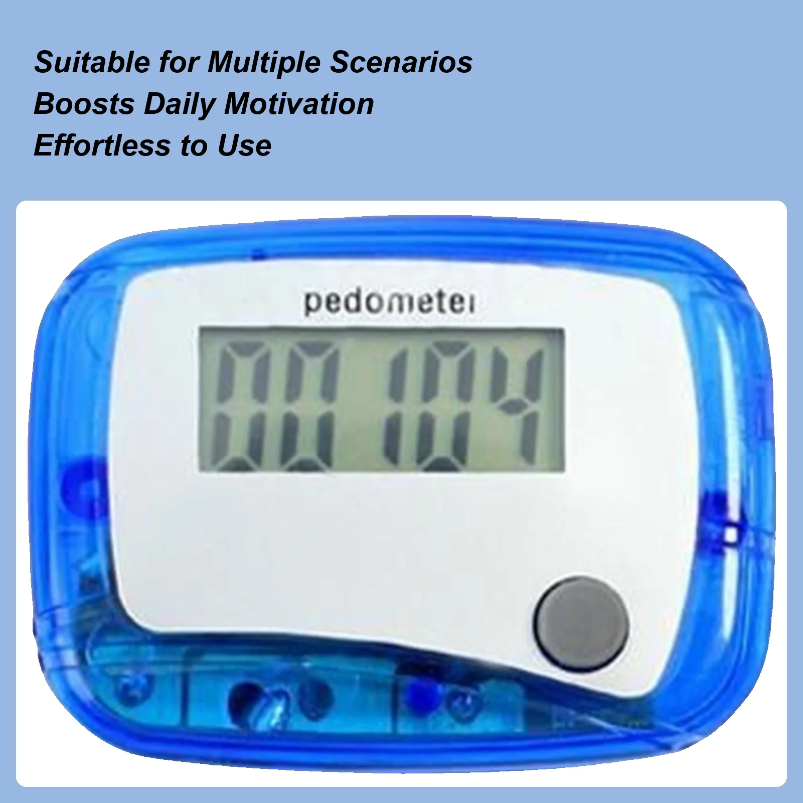 Calorie Counter Step Counter For Walking Daily Target Monitor Digital LCD Pedometer For Senior Travel Hiking Outdoor Swimming