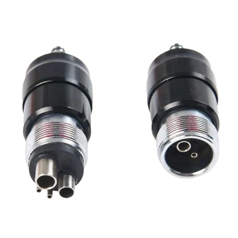1Pc Style Dental Quick Coupler Swivel Connector Coupling 2/4 Holes Adapter Fit QD-J High Speed Handpiece Turbine